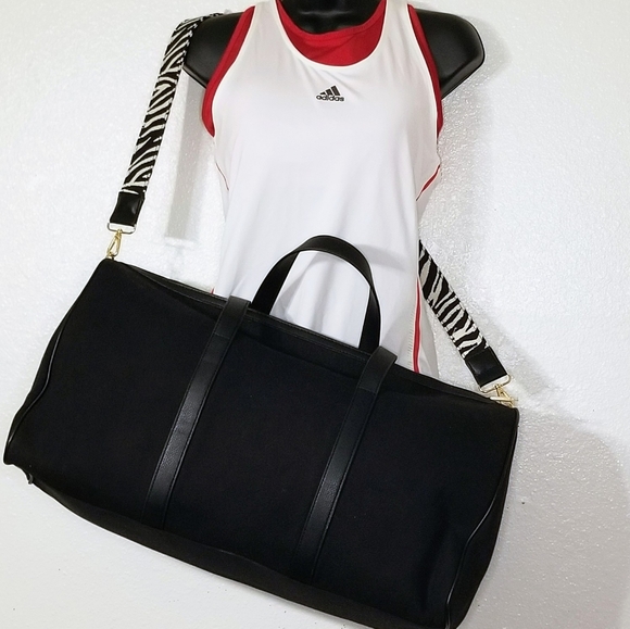 RACHEL ZOE Daisey Canvas Weekend Travel Tote Duffle Bag - Picture 15 of 15